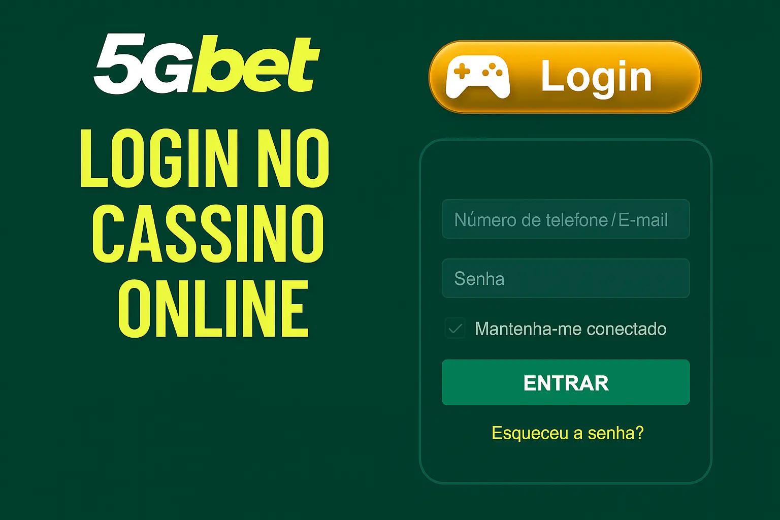 Login no Cassino 5GBET.COM