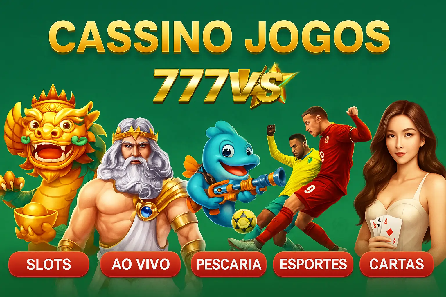 Jogos de cassino online 777VS
