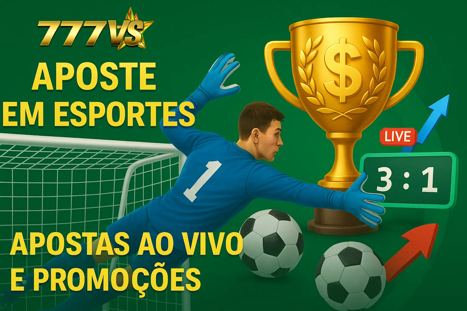 Apostas esportivas no cassino online 777VS