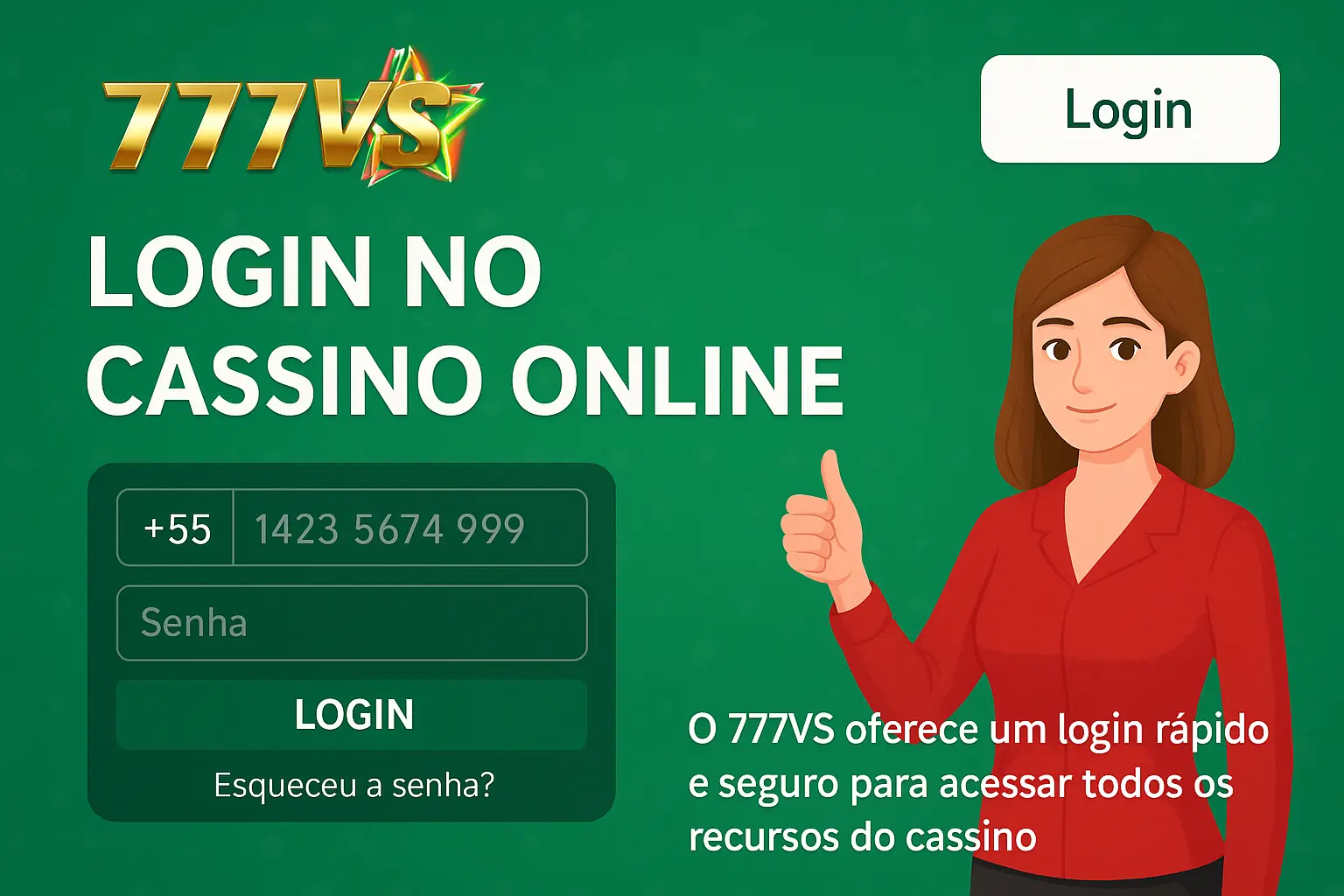 Login no Cassino 777VS