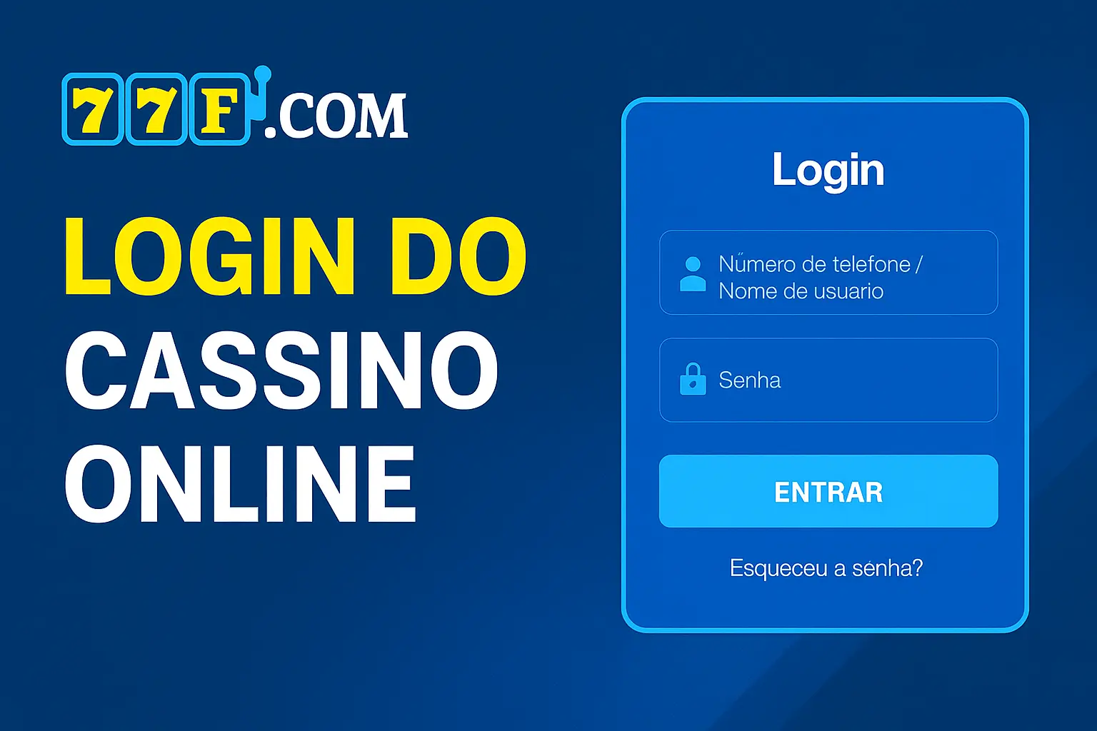Login no Cassino 77F.COM