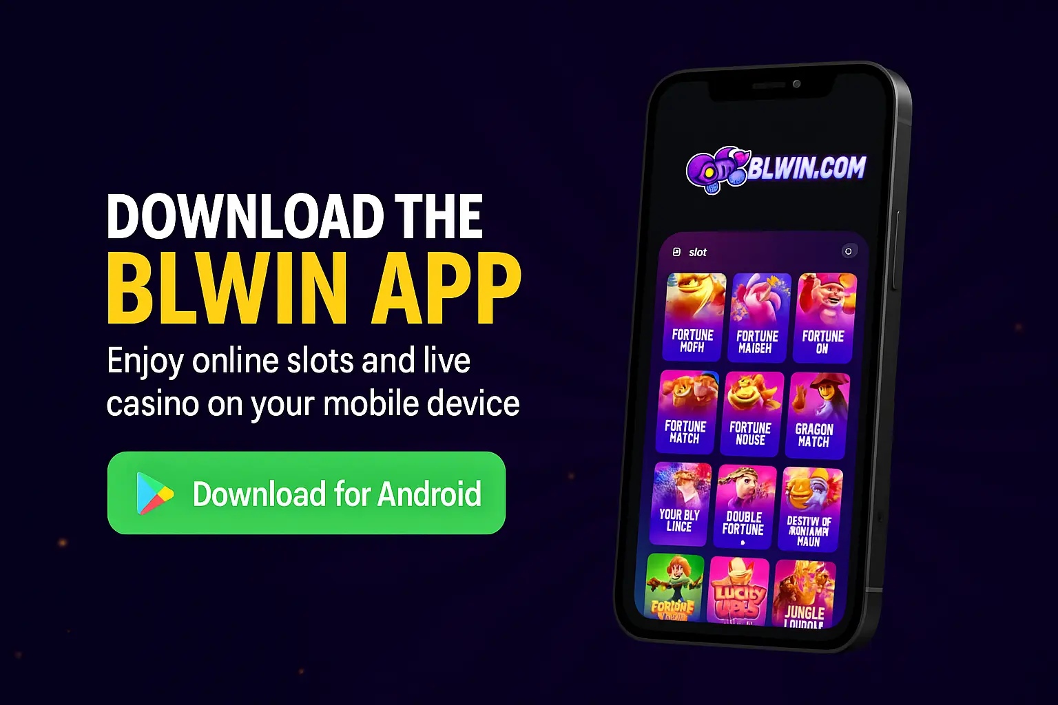 Baixar o BLWIN Cassino App