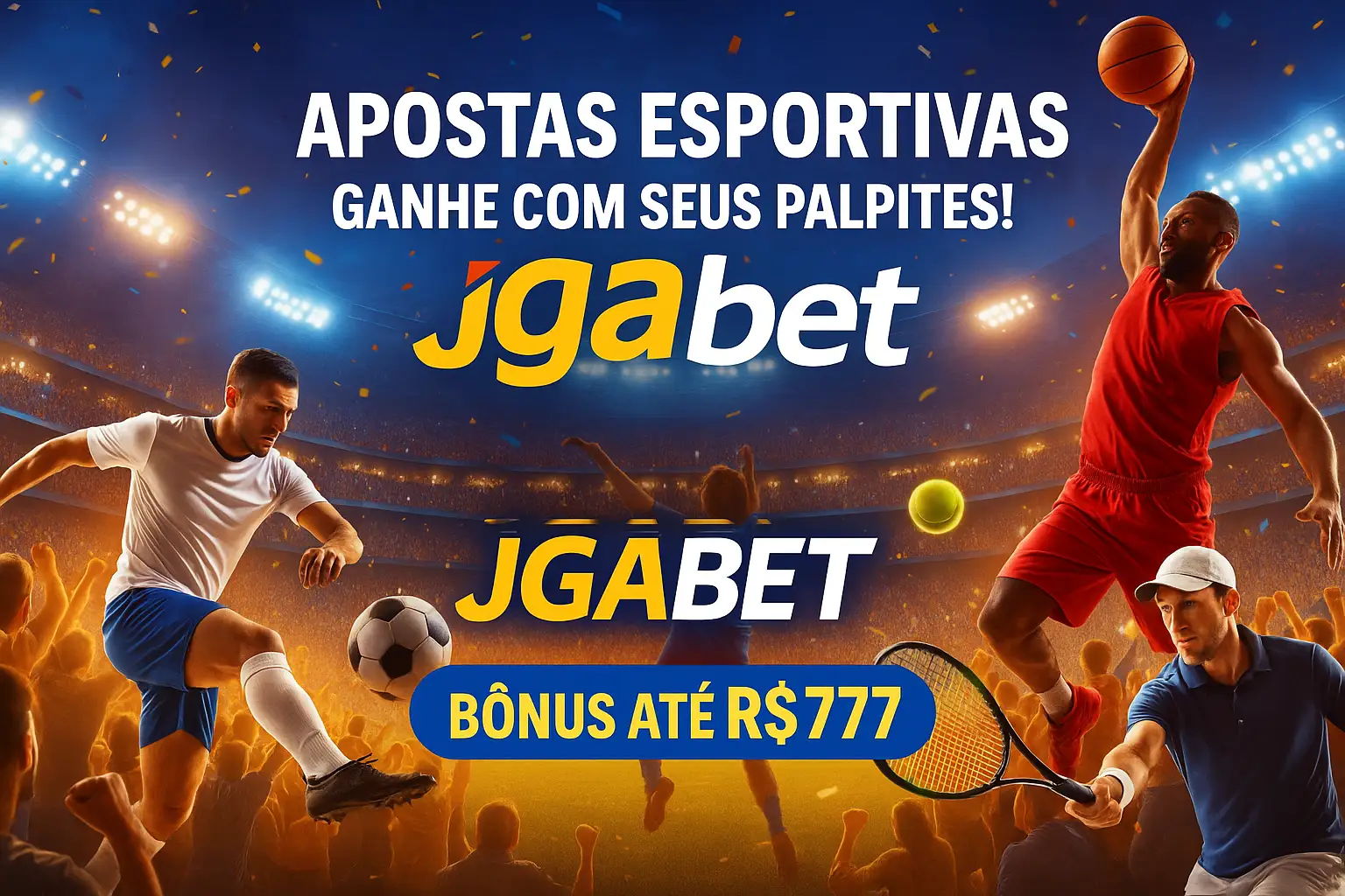 Aposte em apostas esportivas no cassino online JGABET