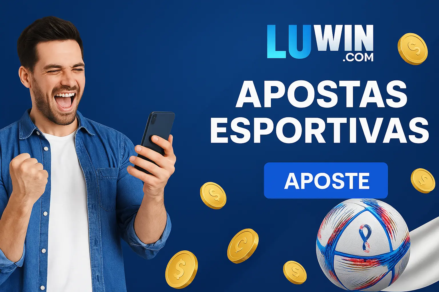 Apostas esportivas no cassino online LUWIN