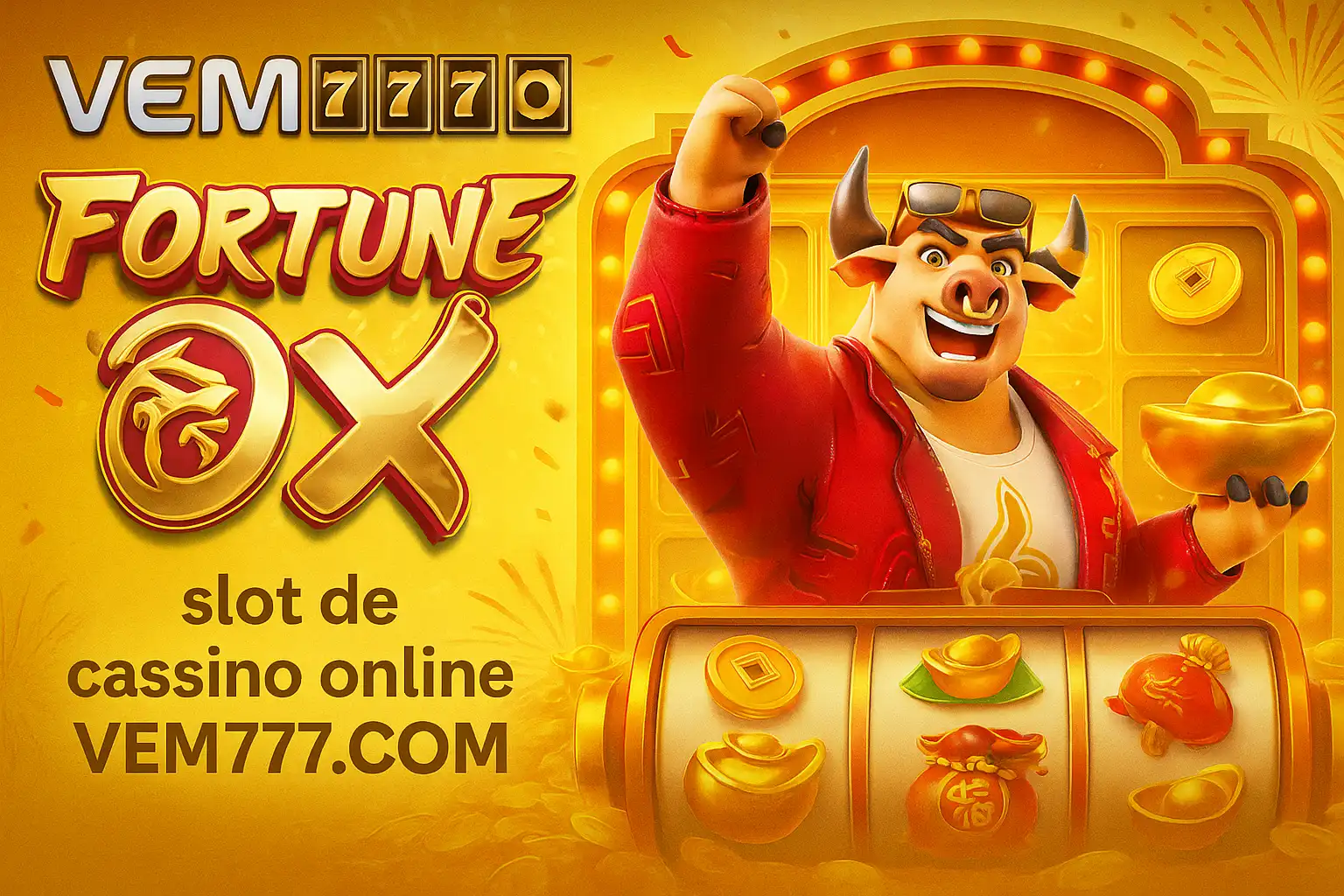 Fortune Ox no VEM777.COM - Aposte Agora e Reivindique Seus Ganhos